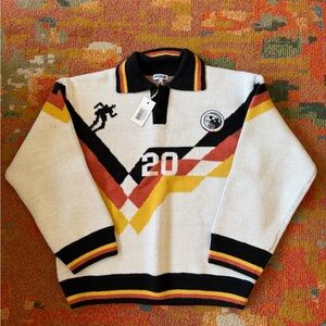 Vintage Style Crewneck Sweater - Multicolor